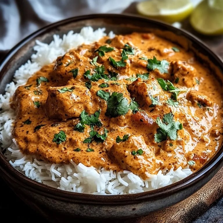 Crockpot Creamy Coconut Chicken Tikka Masala