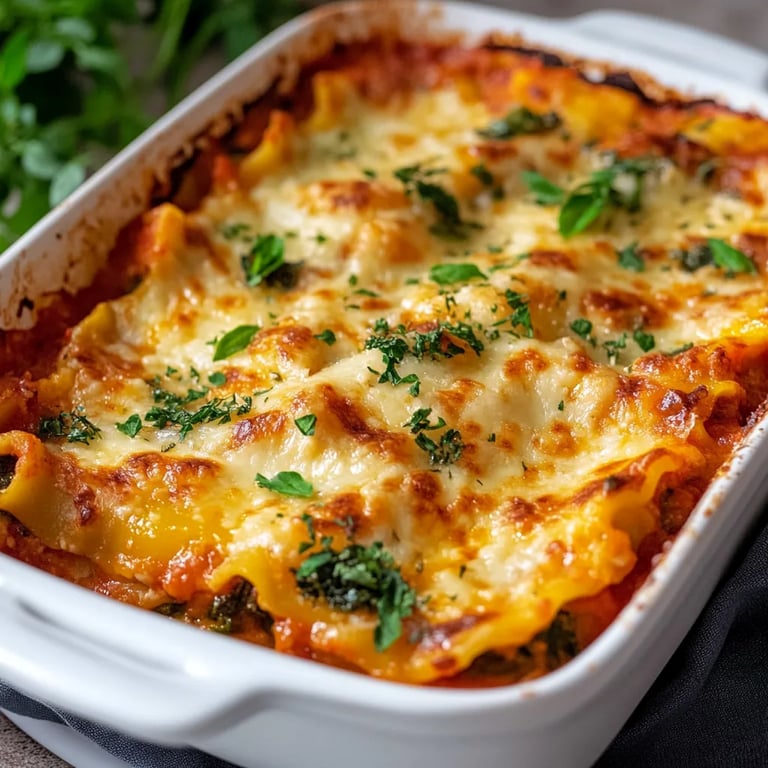 Familienfreundliche Gemüselasagne