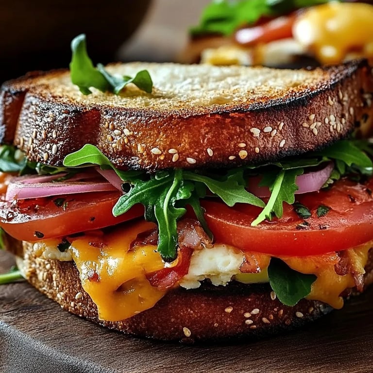 Bauernfrühstücks-Sandwich