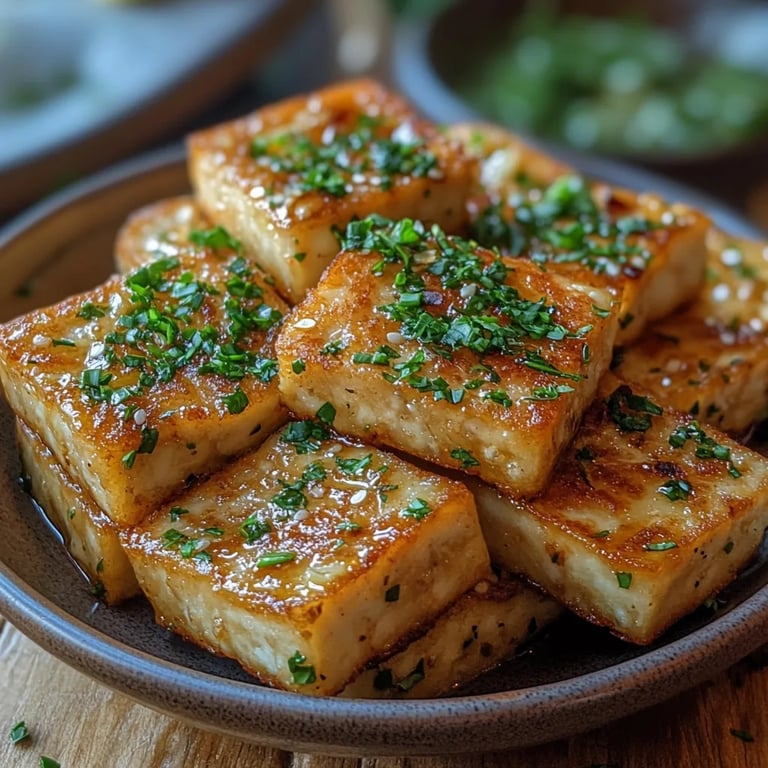 Tofu Croustillant Végétalien Frit à la Friteuse à Air : Une Recette Incroyable Ultime