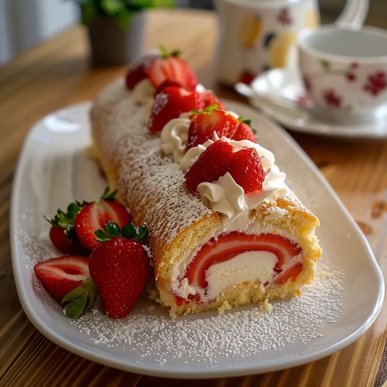 Strawberry Shortcake Cheesecake Rolls