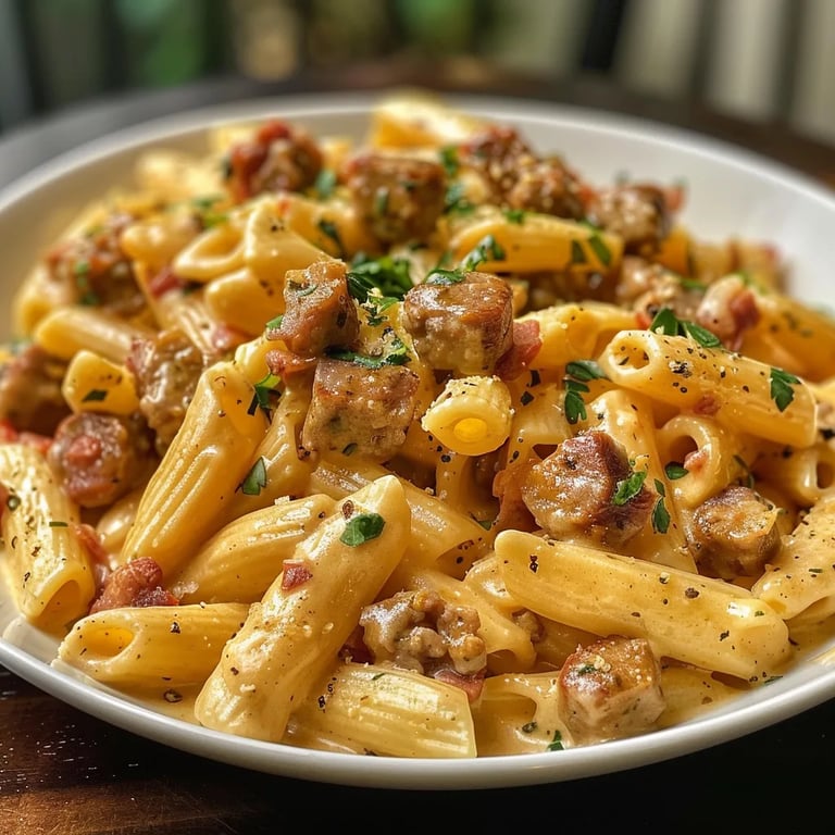 Creamy Smoked Sausage Pasta