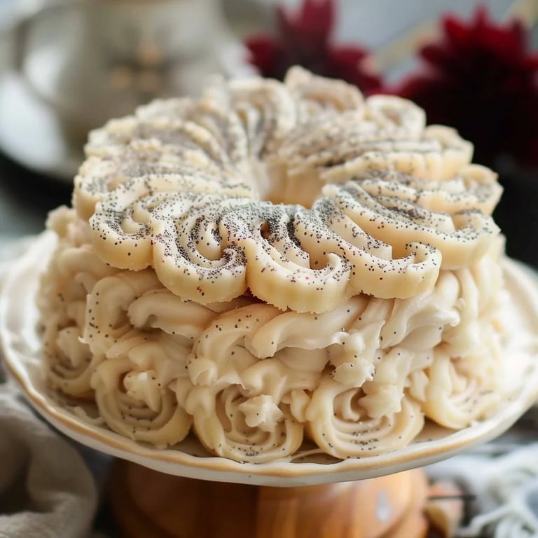 Mohn Marzipan Kringel