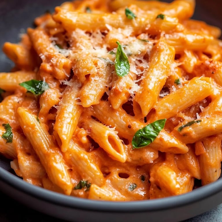 Super Easy Creamy Tomato Pasta