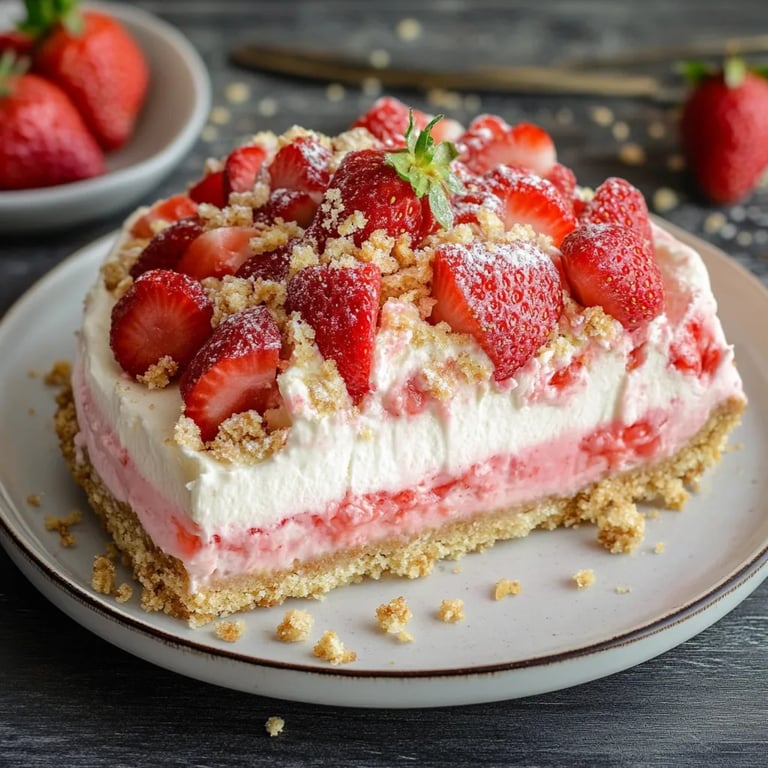 Strawberry Crunch Cheesecake