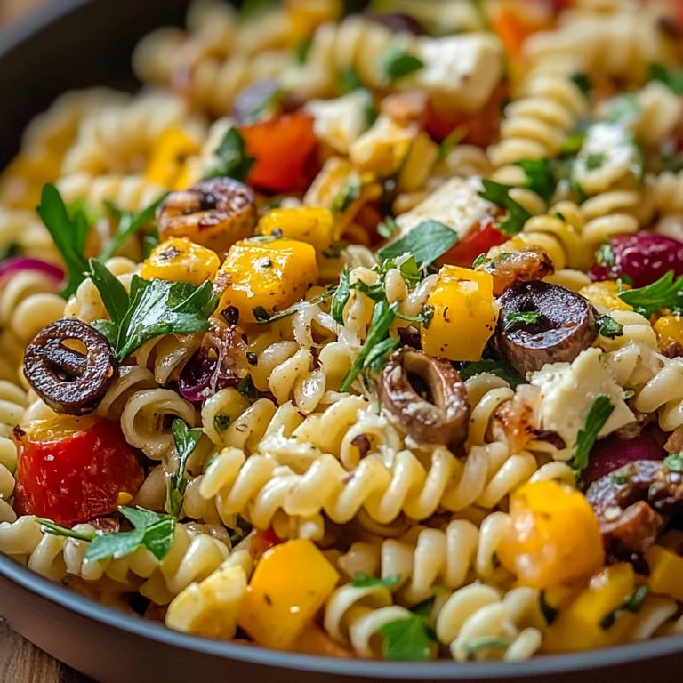 Fall Harvest Pasta Salad