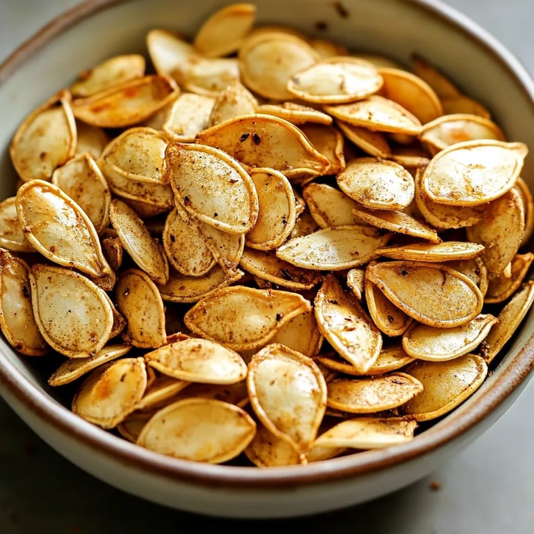 Garlic Air Fryer Pumpkin Seeds