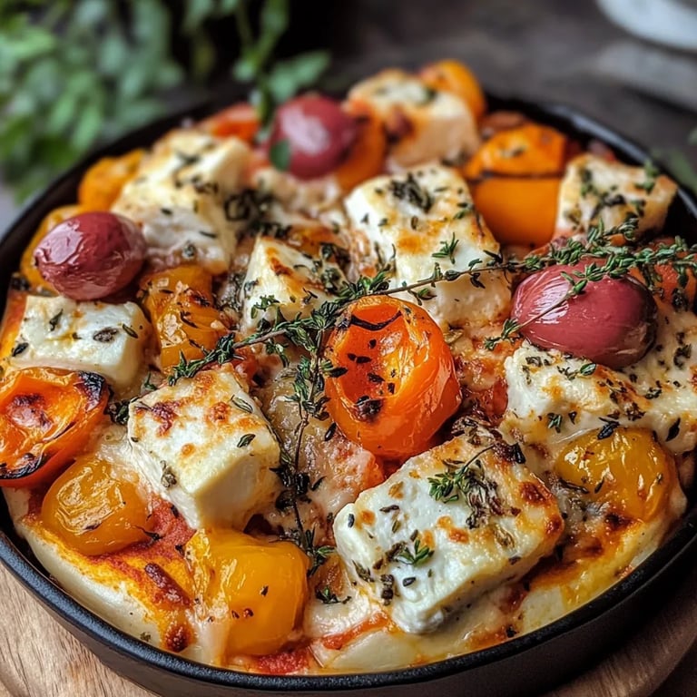 Ofenkürbis mit Feta