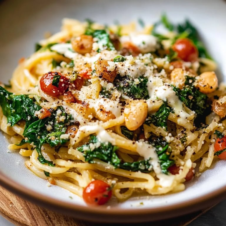 Schnelle Grünkohlpfanne mit getrockneten Tomaten
