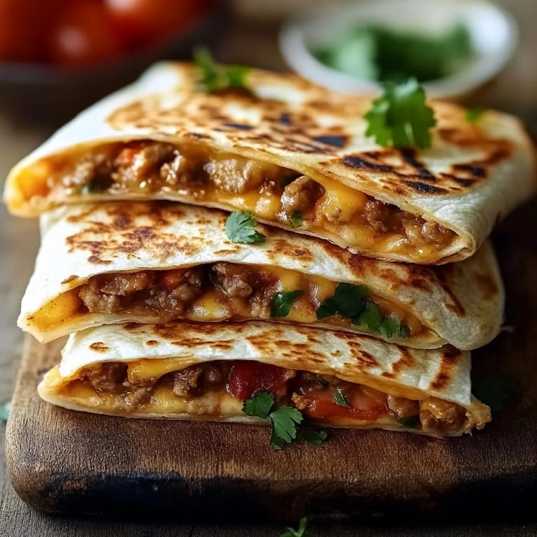 Hackfleisch Quesadillas