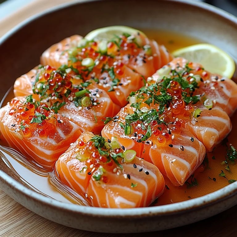 Salmon Crudo w/ Citrus Soy Dressing: An Incredible Ultimate Recipe