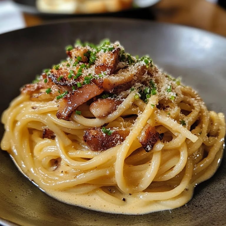 Japanese-Style Miso Carbonara