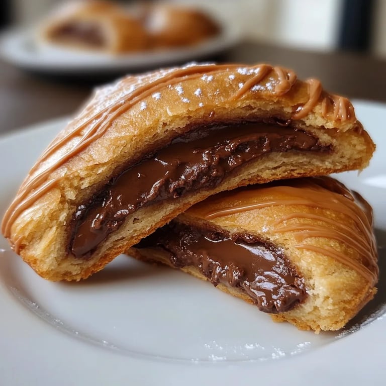 Nutella-gefüllte Schokoladenkekse