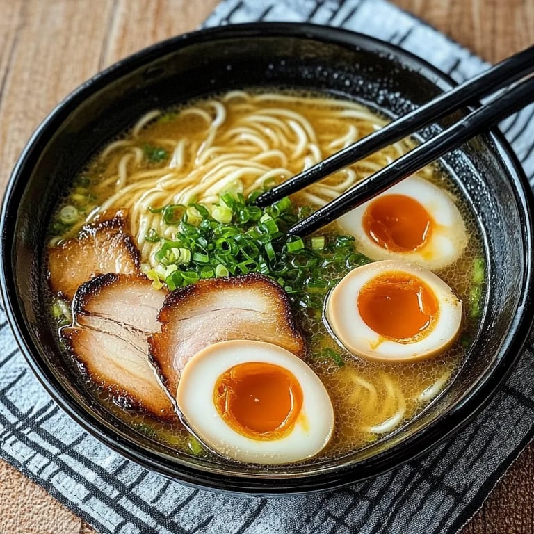 Tonkotsu Ramen: Ett fantastiskt, ultimata recept för 4 personer