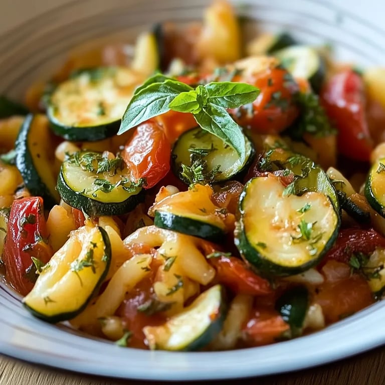 Zucchini-Tomaten-Reis