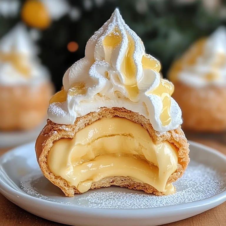Springtime Lemon Cream Puffs