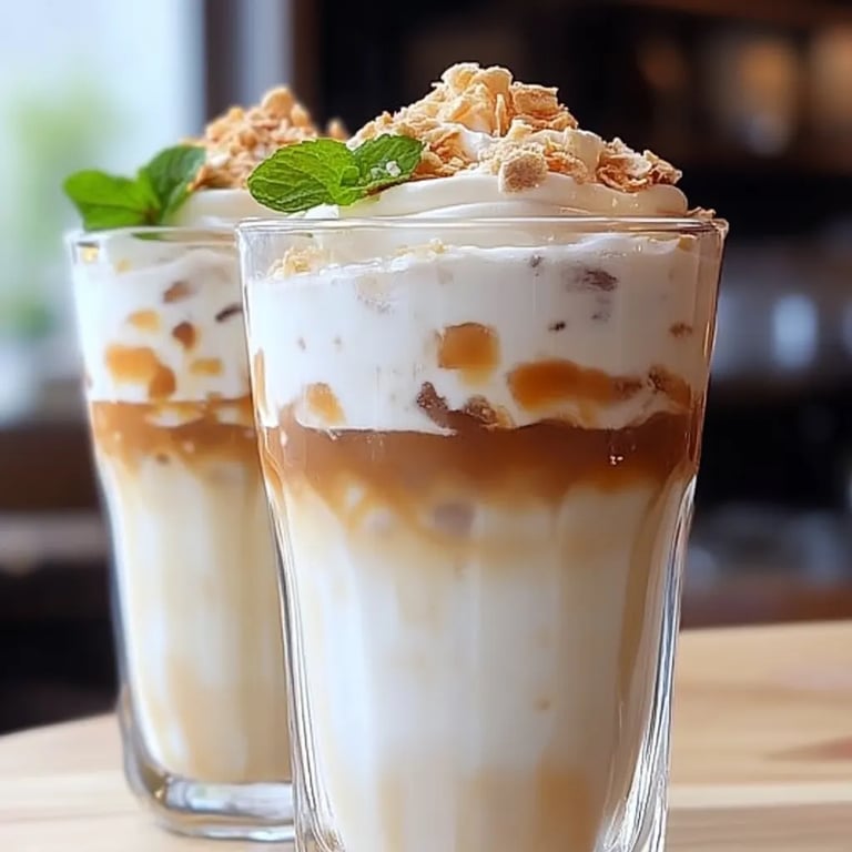 Thé thaï glacé à la noix de coco et macaron : Une Recette Incroyable Ultime