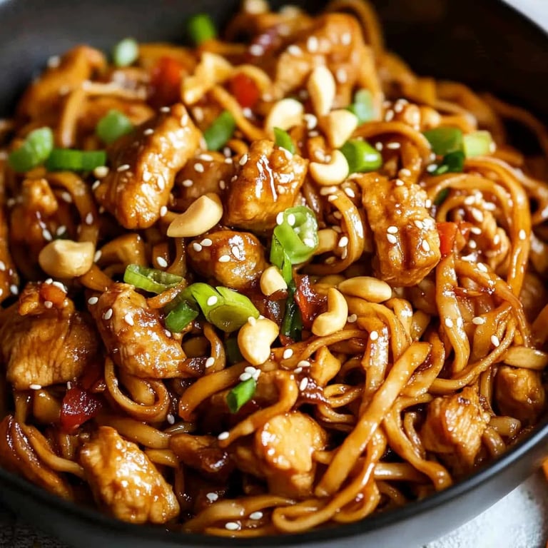 Kung Pao Chicken Noodles