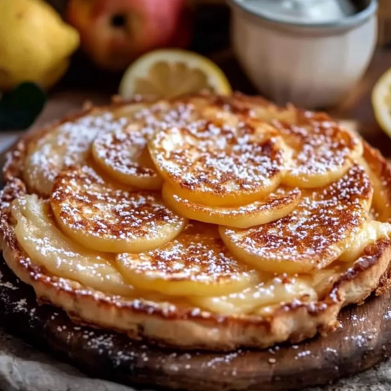 Apfel-Joghurt-Pfannkuchen