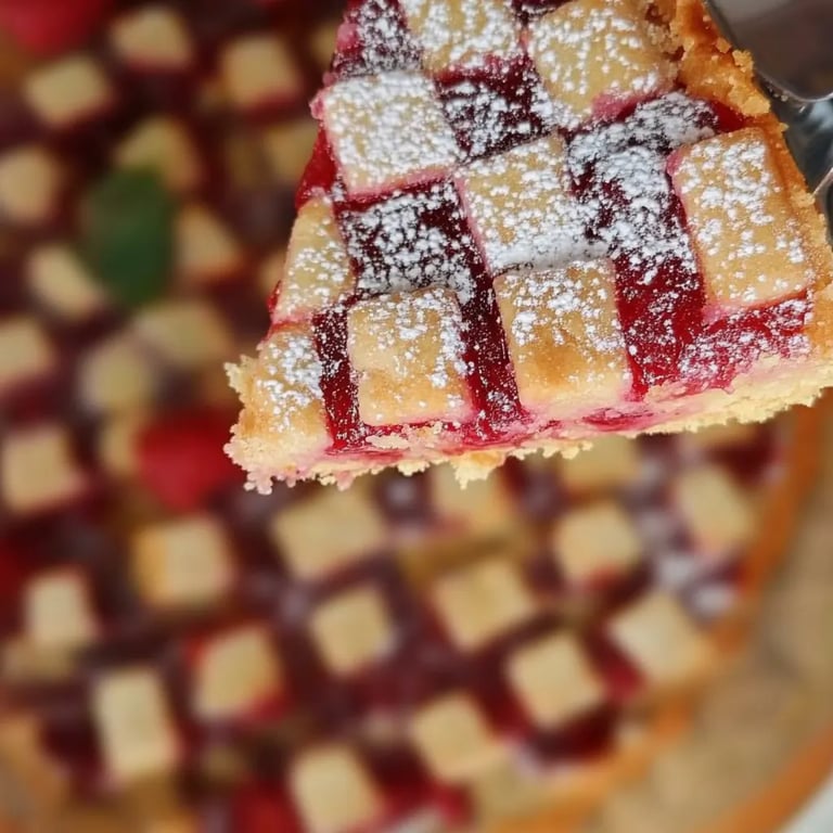 Schnelle Linzer Streifen mit Johannisbeermarmelade