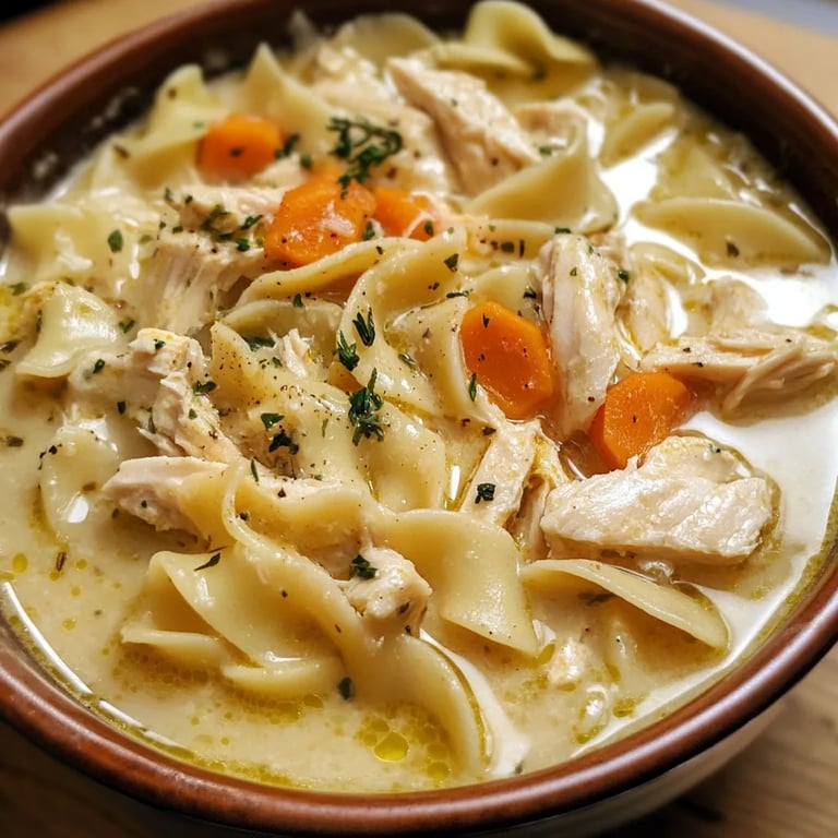 Creamy Chicken Noodle Soup