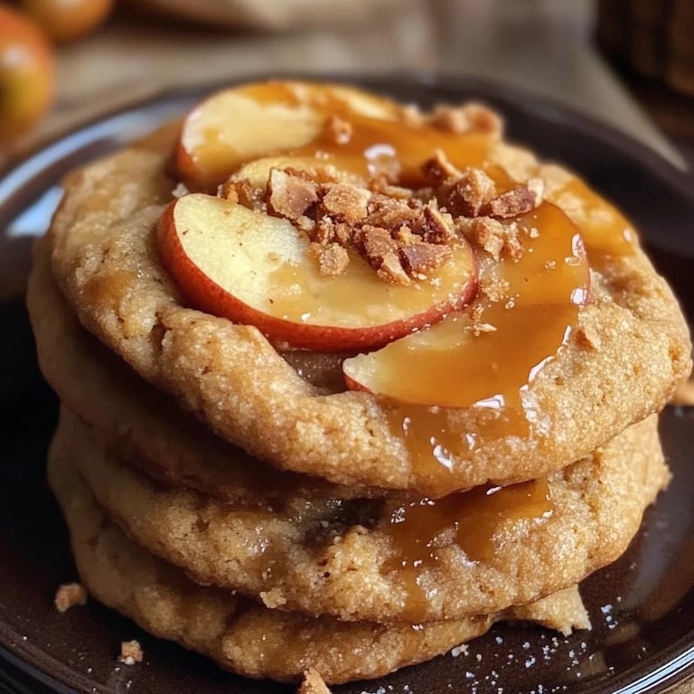 Salted Caramel Apple Pie Cookies