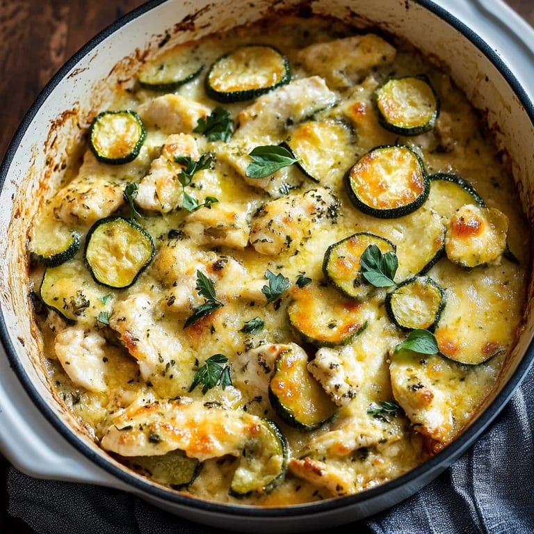 Easy Chicken Zucchini Casserole