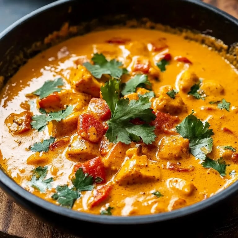 Kürbis-Curry mit Kokosmilch