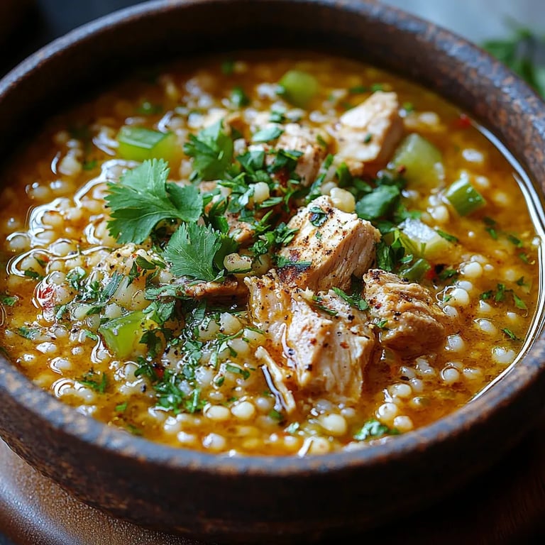Chicken and Pearl Couscous Soup: An Incredible Ultimate Recipe