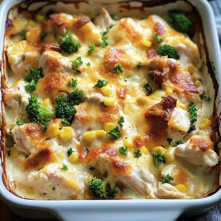 Creamy Low Carb Chicken Casserole