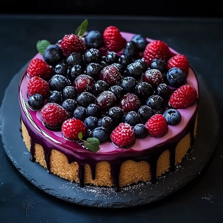 Blaubeer-Käsekuchen