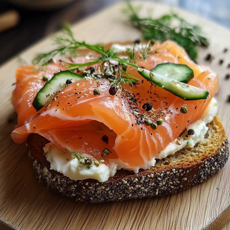 Smoked Salmon on Rye