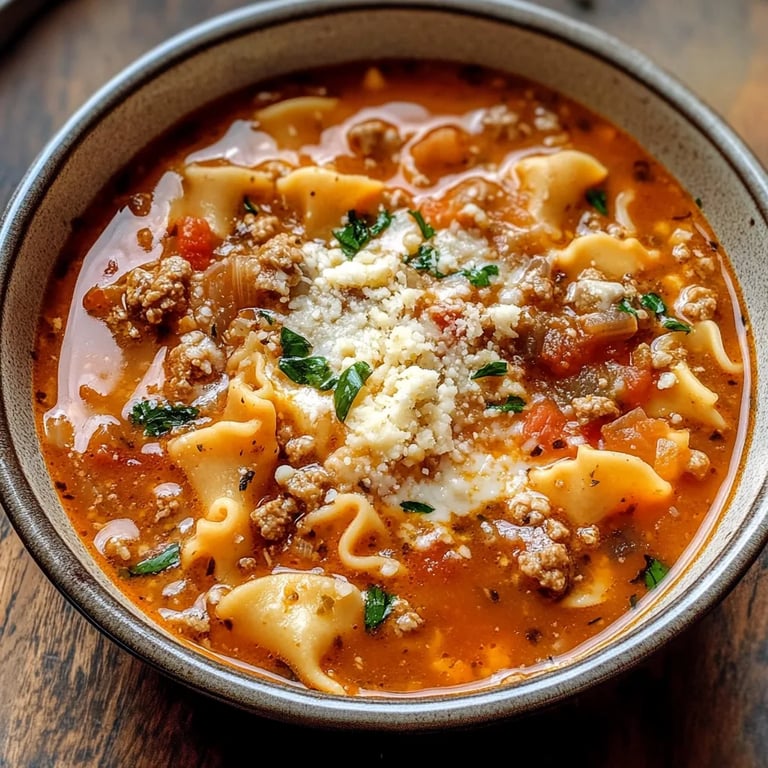 Creamy Lasagna Soup