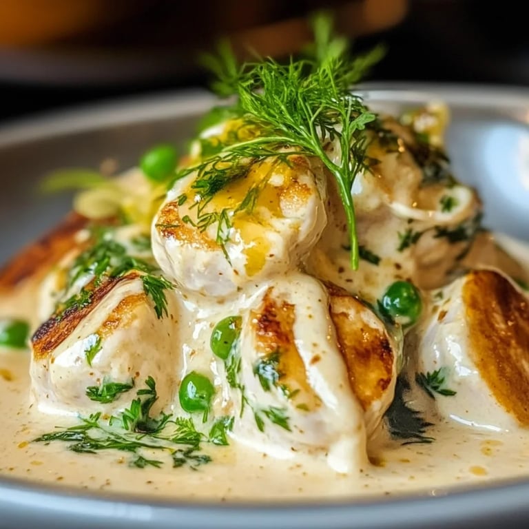 Rosenkohl in Frischkäse Senfsauce