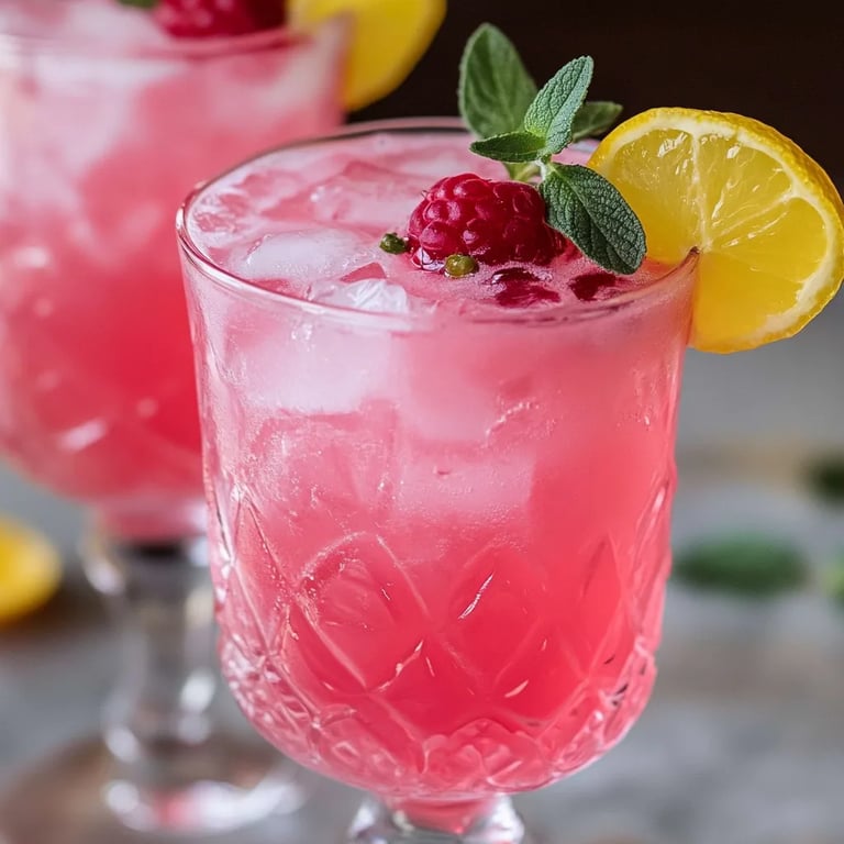 Pink Gin Fizz