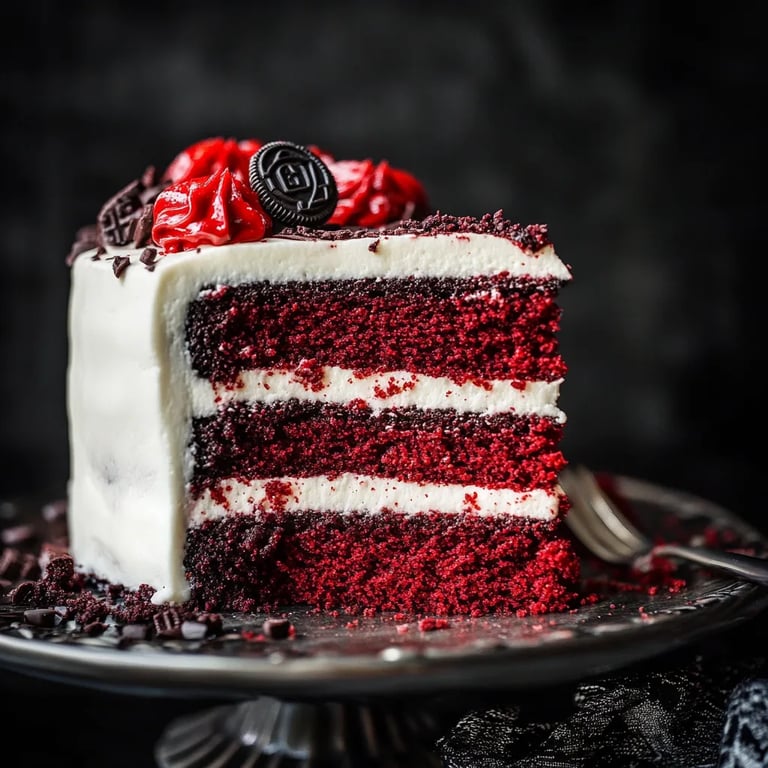 Oreo Red Velvet Cake