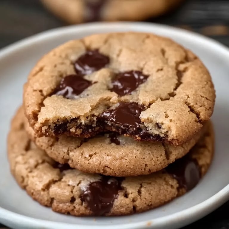 Schokoladenkekse mit brauner Butter