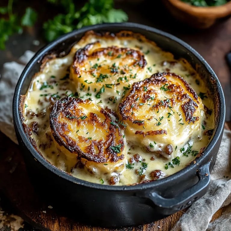 Cremig überbackener Spitzkohl mit Café de Paris Kruste