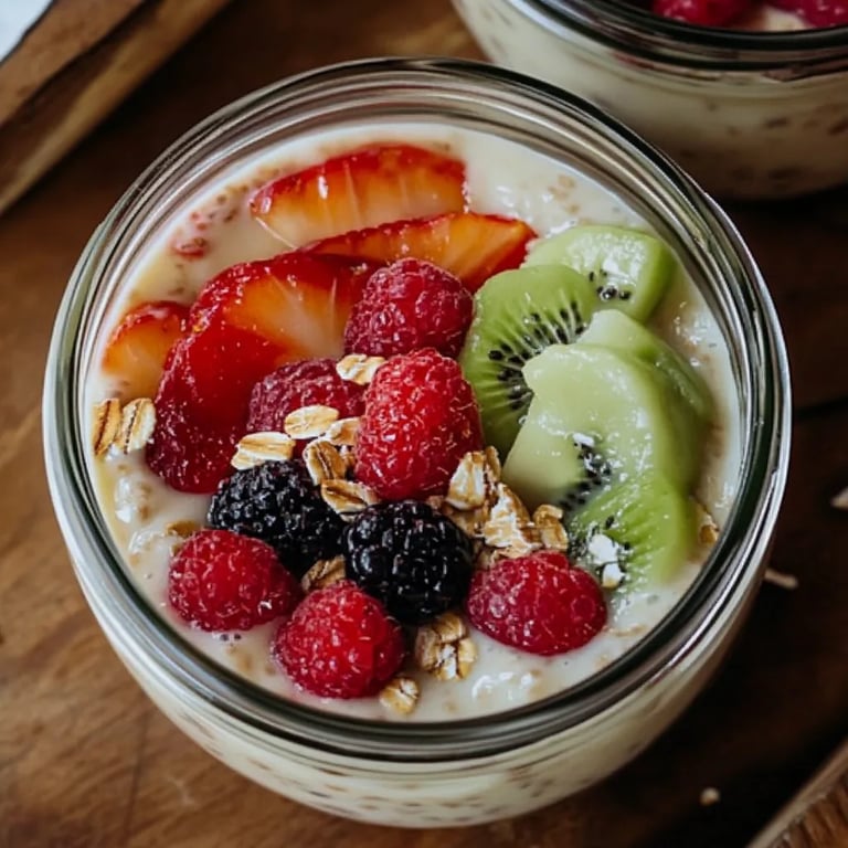 Kindgerechte Overnight Oats 4 Variationen