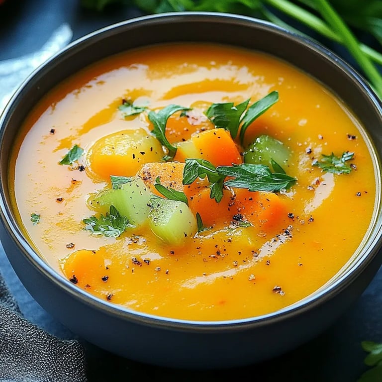 Simple Carrot and Celery Soup