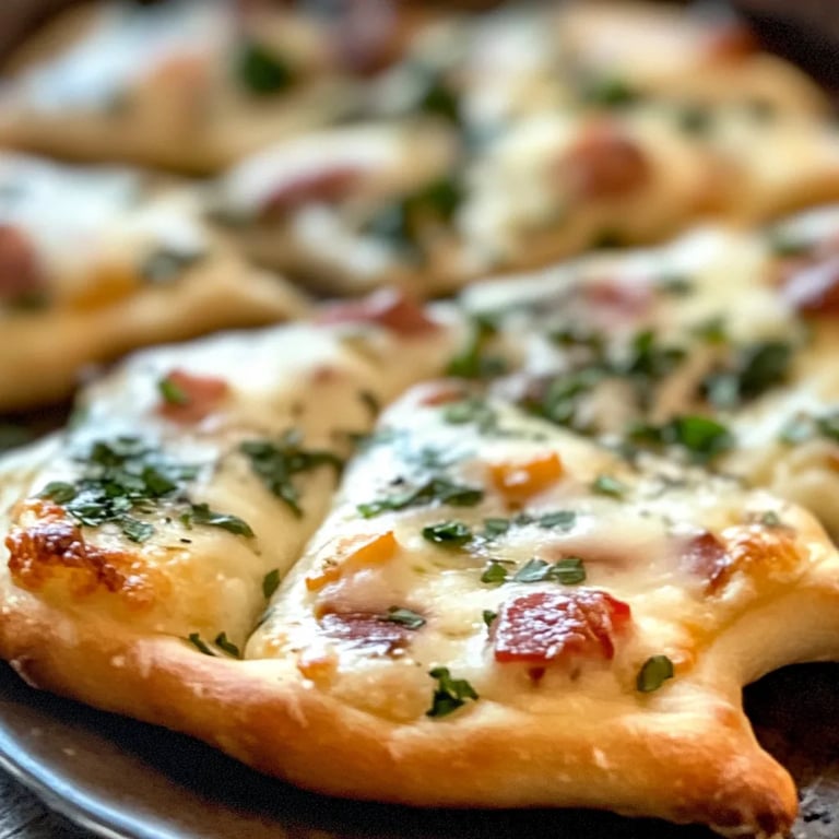 Herzhafte Mini-Flammkuchen-Sterne
