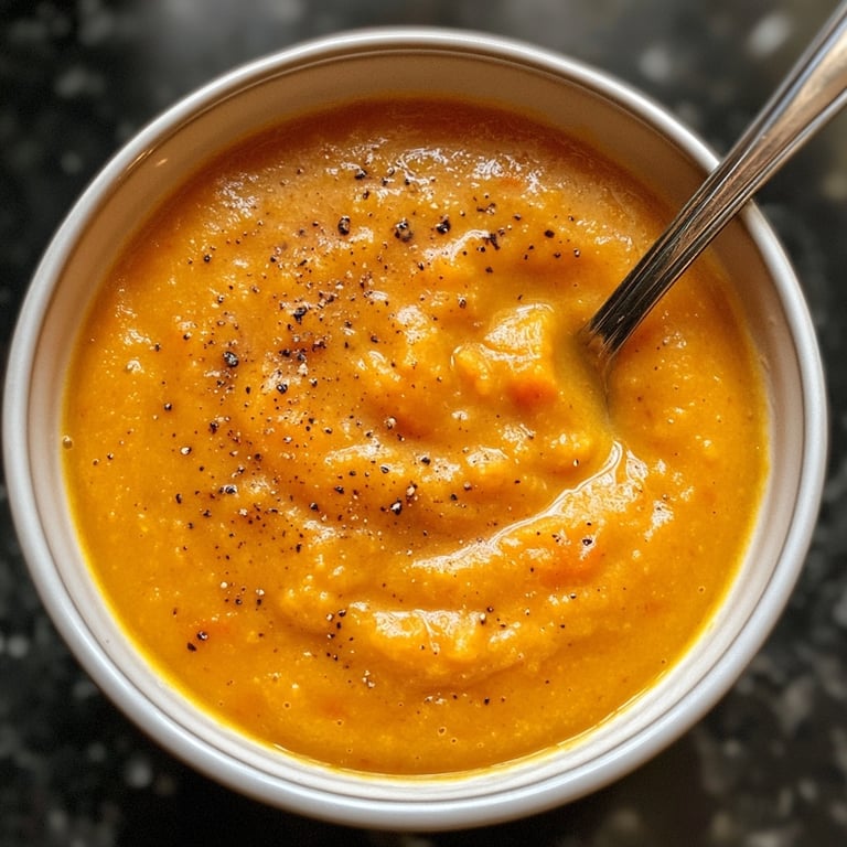 Healthy Vegan Roasted Carrot Soup