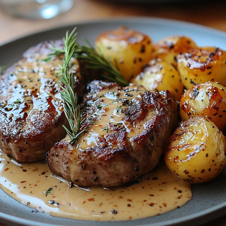 Lomo de Res con Salsa Cremosa de Rábano Picante: Una Increíble Receta Última