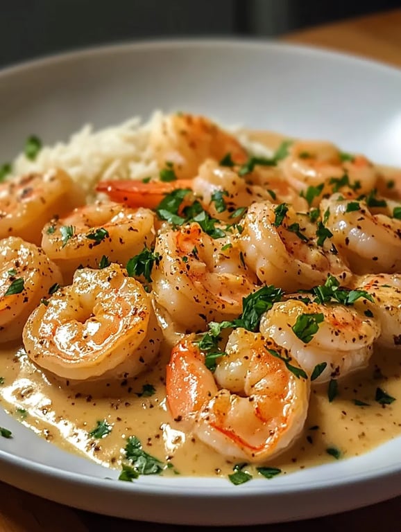 Easy Creamy Garlic Shrimp (15 Minutes)