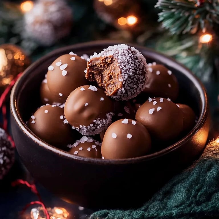 Spekulatius Kugeln - Pralinen für Weihnachten