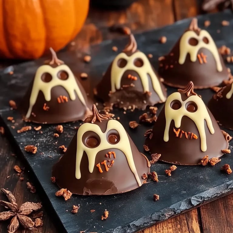 Fudgy Halloween-Schokoladenleckereien