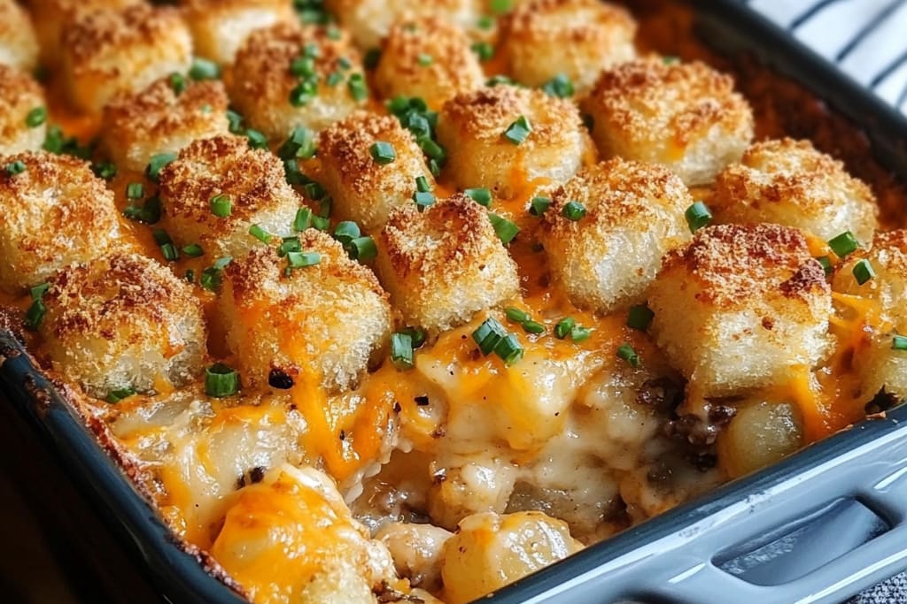 Dairy Free Tater Tot Casserole: An Incredible 7-Ingredient Comfort Food Classic Made Healthier