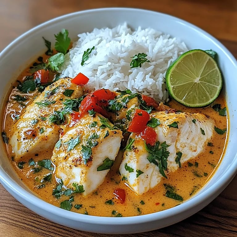 Coconut Lime Fish Curry w/ Rice: An Amazing Ultimate Recipe
