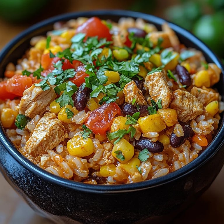 Instant Pot Hähnchen- und Reis-Burrito-Schalen: Ein Unglaubliches Ultimatives Rezept für 4 Portionen