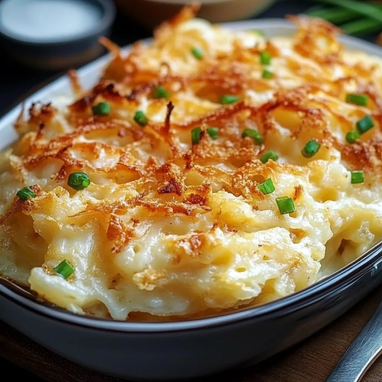French Onion Funeral Potatoes: An Amazing Ultimate Recipe for 6 Servings